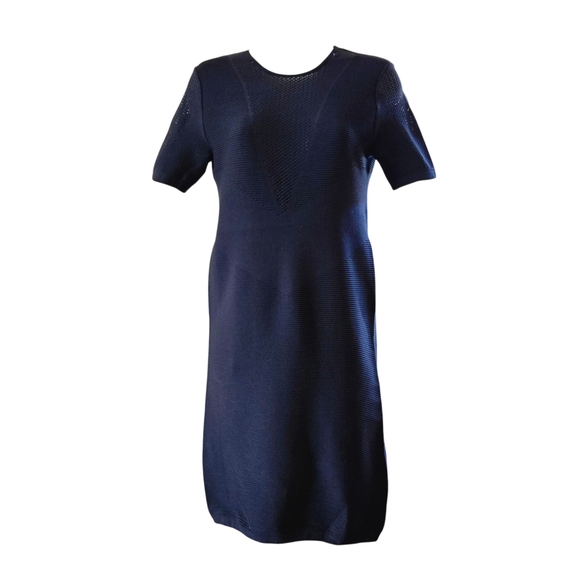 Theory Midnight Black Mini Dress - Picture 1 of 12